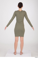  Vanessa Angel A poses dressed green long sleeve dress standing whole body 0005.jpg